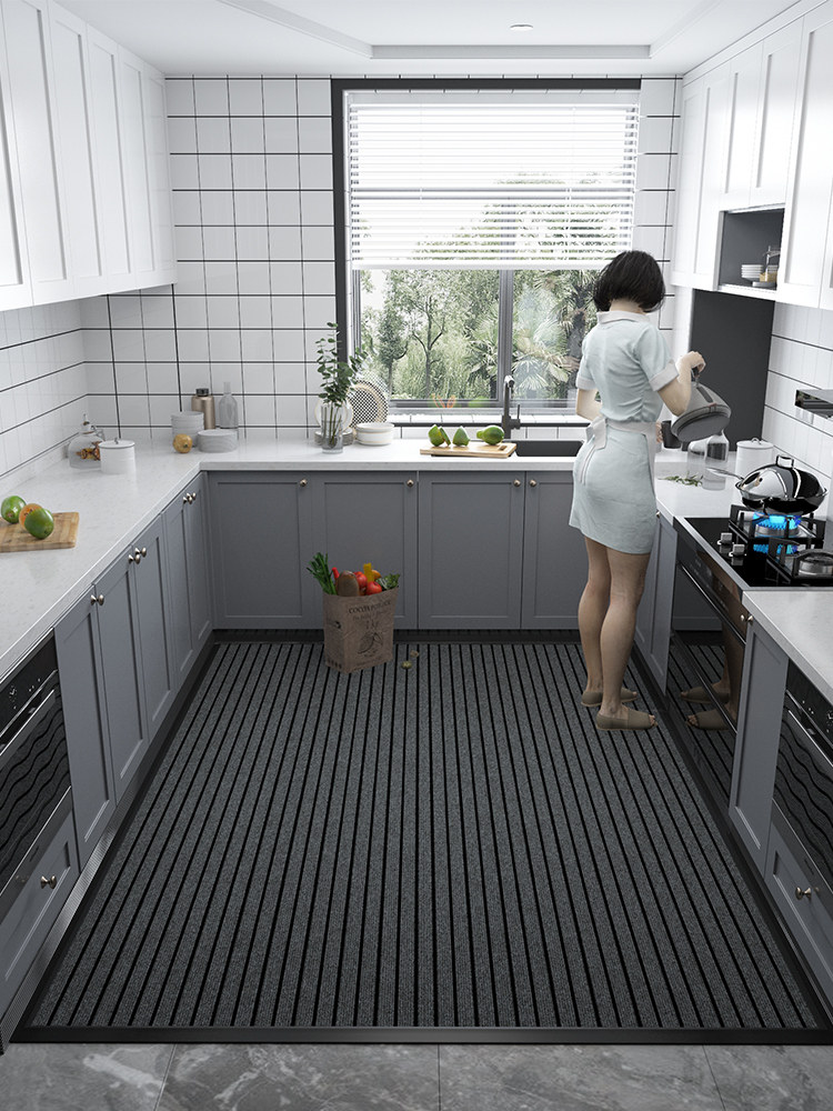 Alfombra De Cocina Multicolor Grano De Madera – 50x80 Cm, Absorbe Agua Y Aceite, Antideslizante – Para Hogar, Fácil Limpieza