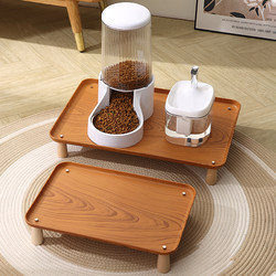 Automatic Feeder Elevated Cat Bowl Stand Pet Riser Food Base Food Bowl Tray Neck Protection Water Dispenser