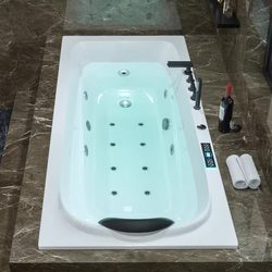 Vipwc【Germany】Embedded Constant Temperature Whirlpool Massage Bathtub Acrylic Adult Standard Household Bathtub