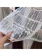 Fashionable elastic high waist heavy industry embroidered mesh spliced ​​A-line skirt European station spring and summer women's new style 2025