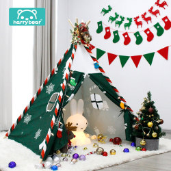 Harrybear Children's Tent Playhouse Indian Tent Indoor Toy House Reading Corner for Girls