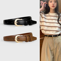 Women's Belt for Summer, Simple and Versatile, Suitable for Dress Pants and Jeans, Casual New Fashion Decorative Belt for Women