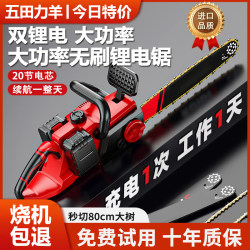 Wutian Liyang Electric Saw for Home Use, Small Handheld Large-Capacity Lithium Battery Logging Saw, Rechargeable Outdoor Electric Tree Cutting Saw