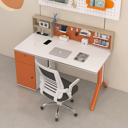 Single-Person Office Desk, Office Staff Computer Desk and Chair Set, High-End Financial Workstation Screen Partition