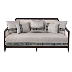 High-end solid wood non-slip Chinese style universal sofa