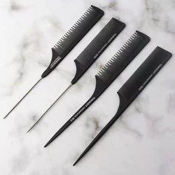 Anti-Static Comb for Hairdressing, Professional Hair Cutting and Styling, Fine-Tooth Pointed Tail Comb, Hair Comb for Makeup Artists, Special for Fine Combing