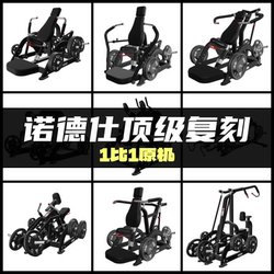 Nordtus Fitness Equipment 1:1 Chest Press Rowing Machine Back Pull Nautiluss Equipment Plateloaded Series