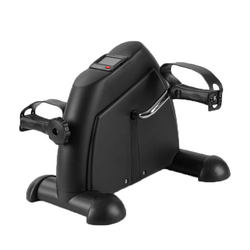 Black Webbing Resistance-Adjustable Mini Exercise Bike Equipment for the Elderly