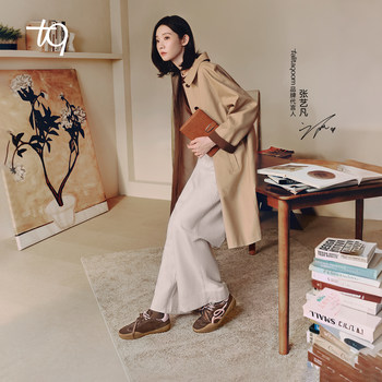 Talitaqoom thick-soled caramel shoes moral training sneakers for women