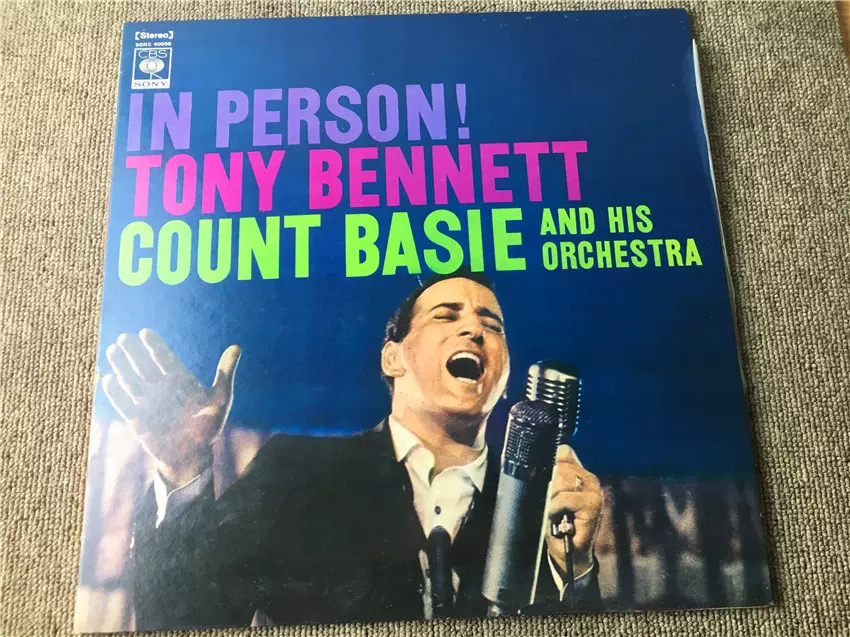 in person tony bennett count basie J版黑胶LP F6133-Taobao