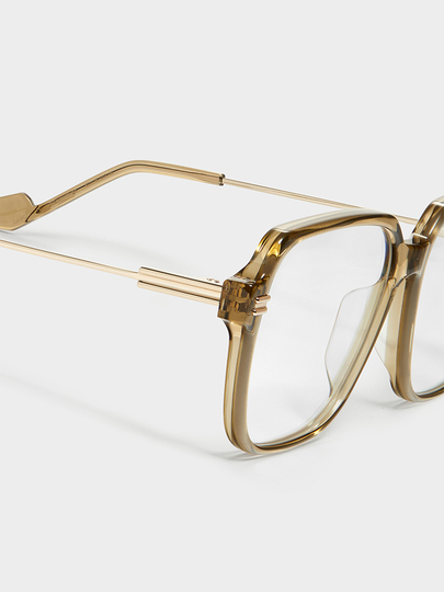 Gentle Monster Jeff Square Glasses - Unisex Large Frame