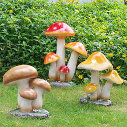Simulated Mushroom Ornaments, Outdoor Creative Decorations, Kindergarten, Villa, Garden, Courtyard, Landscape Sculpture Sketches