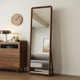 Solid wood mirror, full-length mirror, floor-to-ceiling mirror, home girls' bedroom dressing mirror, clothing store fitting mirror, wall-mounted mirror