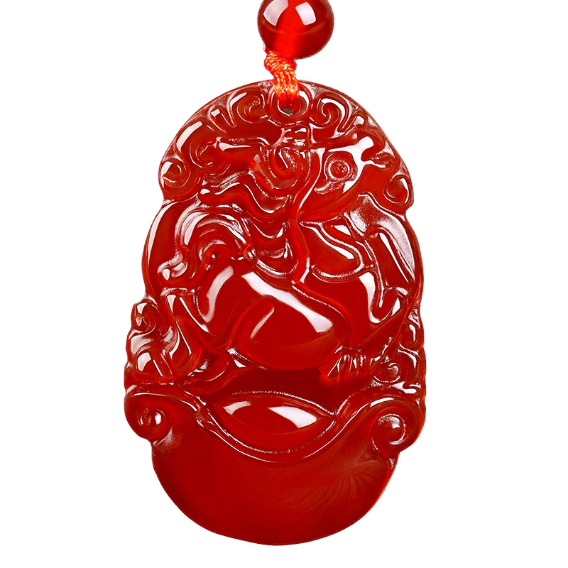 和田玉雙面仿古龍形吊墜生肖龍牌男女通用復古玉佩