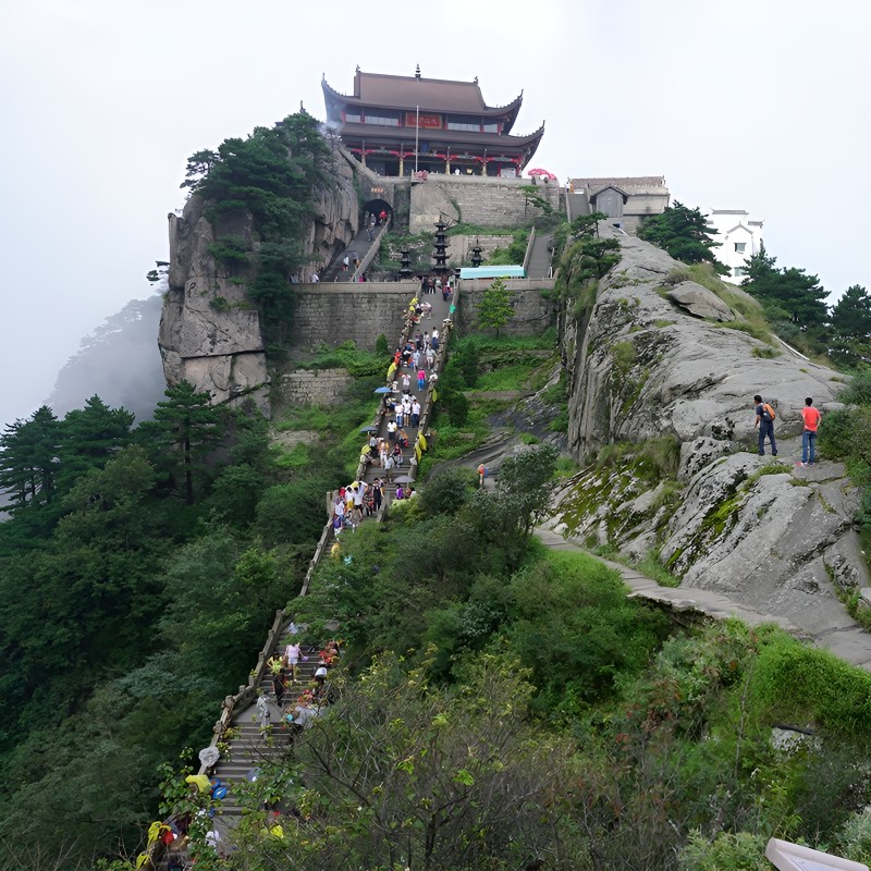 【九华山2天1晚私家团】1单1团1导纯玩旅游指定住山上聚龙大酒店