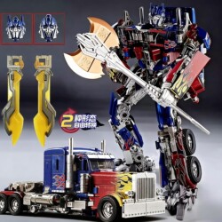 Transformers 5 Optimus Prime Official Alloy Bumblebee Big Boy Transformation Model Robot Car Figure