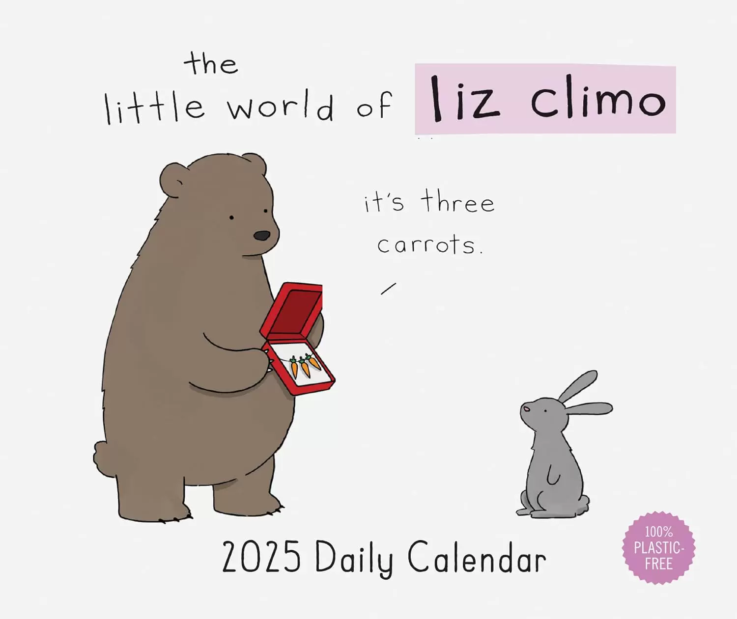 你今天真好看可爱日历英文台历Liz Climo Daily Calendar 2025