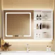 Tủ phòng tắm thông minh Tủ gương treo tường riêng phòng tắm thay đồ lưu trữ Gương treo tường Tủ bảo quản đơn giản Hộp gương gương trang trí decor