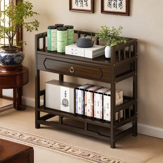
Small tea table living room household tea rack small tea table high-end tea table side cabinet tea set tea storage rack