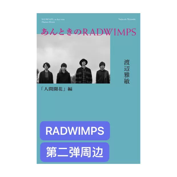 予定あんときのRADWIMPS 人間開花編日本乐队周边第二弹-Taobao