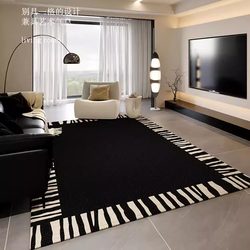 2025 New High-End Carpet for Living Room Coffee Table, Sofa Floor Mat, Light Luxury Home Bedroom Room, Stain-Resistant and Elegant