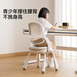Beautiful Childhood Youth Learning Chair Student Spine Protection Chair for Long Sitting, Adjustable Seat, Home Desk Chair