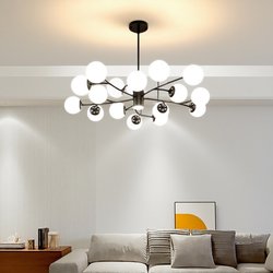 Living Room Chandelier, Main Light for the Hall, 2025 New Model, High-End Light Luxury, Elegant Italian Minimalist Style, Popular Bedroom and Dining Room Chandelier