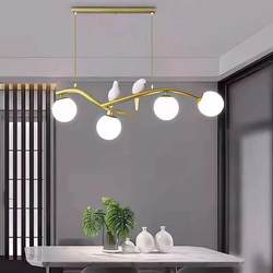 2025 New Model Family Dining Room Chandelier, Light Luxury Modern Minimalist Popular Linear Light, Dining Table Bar Counter Long Strip Living Room Light