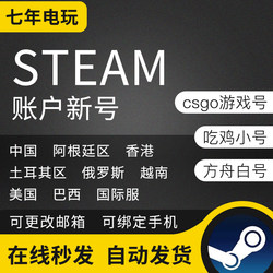 Steam Account Secondary Account Blank New Account China Region Argentina Hong Kong Region Russia Usa Pubg Account