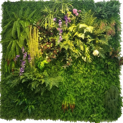 Simulated plant background wall decoration balcony greening