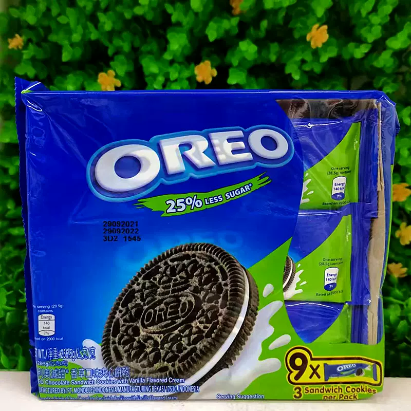 进口奥利奥草莓巧克力夹心曲奇饼干oreo chocolate cream biscuit