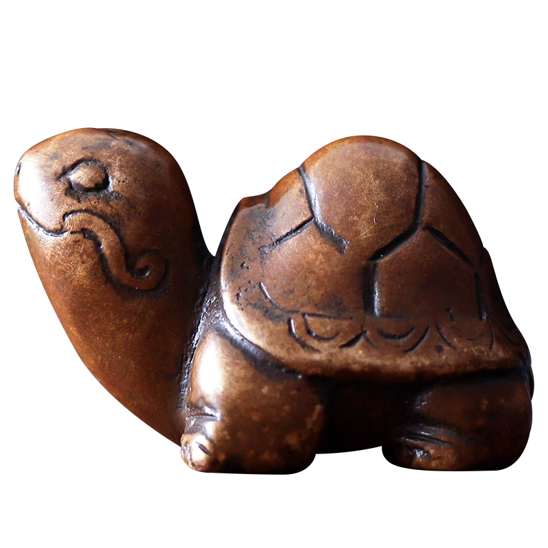 筆架　清朝　文房置物　中国美術　唐物　文房四宝　水滴　書道具 问心堂青铜文房四宝铜龟笔搁书法专用纸镇毛笔架书法笔