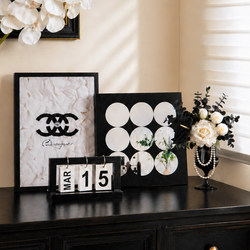 French-Style Vintage Entryway Decorations, Decorative Pieces, Antique-Style Living Room Tv Cabinet Tabletop Items, Niche Soft Furnishings, Home Decor Essentials