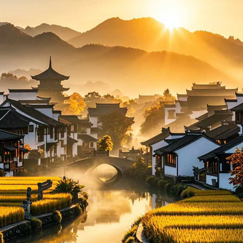 杭州旅游乌镇西塘南浔古镇西湖3天2晚跟团游赏夜景汉服体验含机票