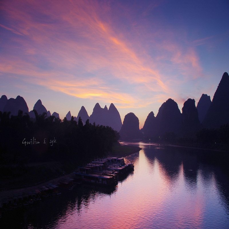 飞猪桂林旅游4天3晚桂林四日游漓江竹筏阳朔象山遇龙河跟团游高铁