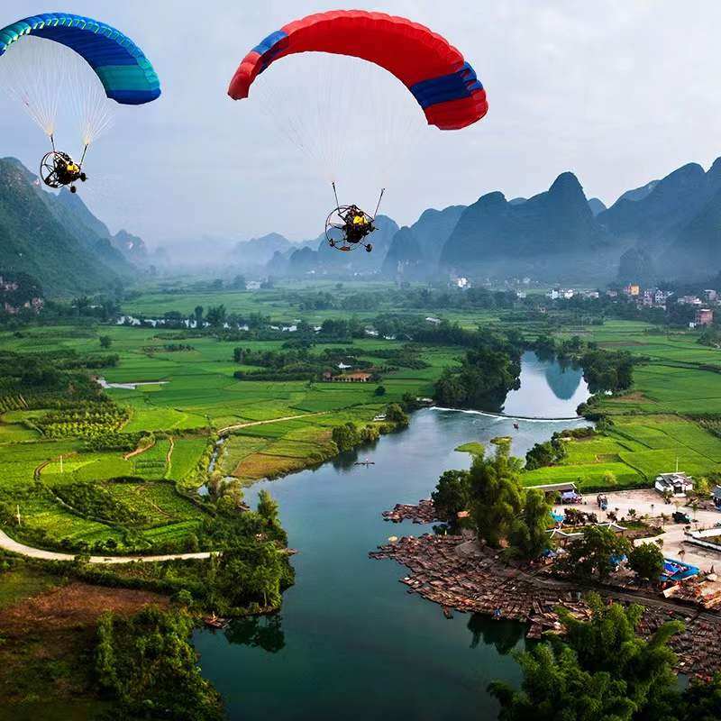 飞猪桂林旅游4天3晚桂林四日游漓江竹筏阳朔象山遇龙河跟团游高铁