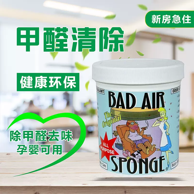 美国bad air sponge空气净化剂白宫御用新房车去除甲醛家用清除剂-Taobao