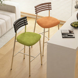 Bar Stools for Home Use, Comfortable and Luxurious High-Legged Chairs with a High-End Feel, New Model Bar Stools for Commercial Use, Front Desk, Cashier Counter, and Island Chairs