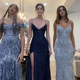 Now Huntergirl 'Underwater Star River' Birthday Banquet Graduated Evening Dress Marling Stranger Seee Skirt Adult Gift