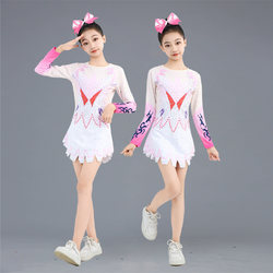 New Style Children's Cheerleading Competition Dance Costumes, Jazz Dance Gymnastics Competition Cheerleading Performance Costumes
