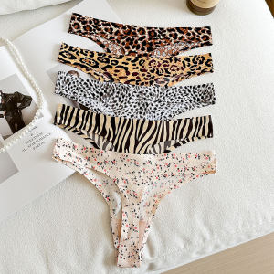 TBACK free trace pants female thong one piece of sexy leopard sports fitness yoga pants female day wearing