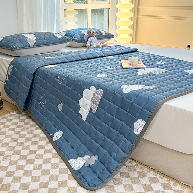 Four-season washable non-slip mattress soft mattress household tatami protective mat thin bed mattress single and double floor mat quilt