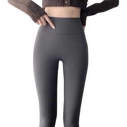 Runaway Sheep Brushed Shark Pants Leggings Plus Velvet for Women