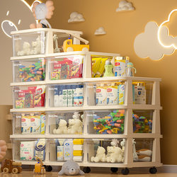 Baby Toy Storage Rack, Children's Storage Cabinet, Drawer-Type Large-Capacity Multi-Layer Baby Clothes Storage Cabinet