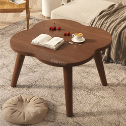 Small Table for Living Room, Coffee Table for Home Use, Small Vintage-Style Carpet, Round Table for Bedroom, Floor Seating, Balcony, Bay Window Tea Table
