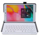 Suitable for Samsung Tab A 8.0 2019 Protective Case with Bluetooth Keyboard SM-T290 Tablet PC T295 Business Leather Case 8 Inch T297 Anti-fall Case Holder