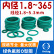 Fluoride glue FKM sealing ring O -type ring rubber cushion ring resistance high temperature, corrosion, wear -resistant oil -resistant oil sealing Daquan
