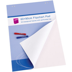 Aucs Whiteboard Paper 60*90cm 50 Pages Hanging Paper Clip Board Blackboard Whiteboard Special Paper Hanging Book for Business Advertising Posters, Home Use, Teaching, Office, Conference Room, Training, Large White Paper Sheets