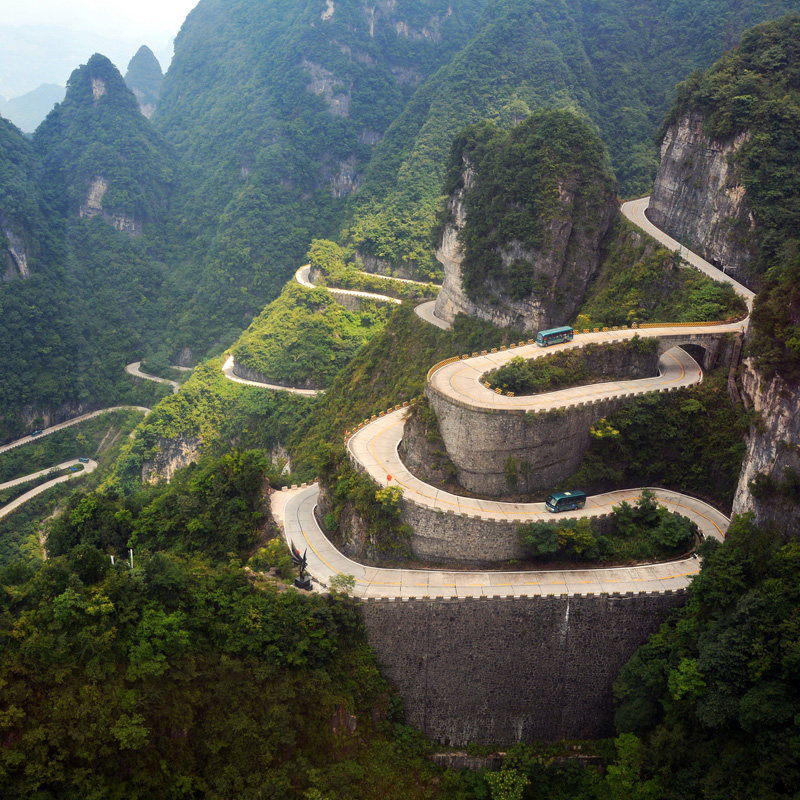 湖南张家界旅游2天1晚纯玩跟团游天门山大峡谷黄龙洞森林公园