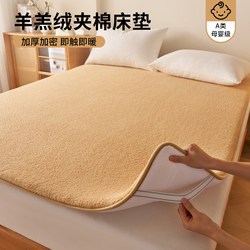 Thickened Lamb Wool Mattress Pad for Home Use, Warm Winter Mattress for Student Dormitory, Single-Person Rental Apartment Special Mattress